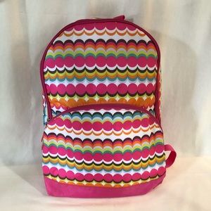 NEW Girls Room It Up Dot Nylon Backpack Bookbag